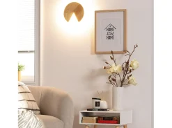 Aplique de Pared LED 18W de Madera Farmaajo Natural