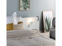 Aplique de Pared LED 6W de Aluminio Lerna Blanco 2700K Blanco Cálido