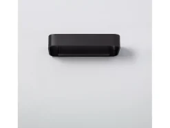 Aplique de Pared LED 9W de Aluminio Deves Negro 2700K Blanco Cálido