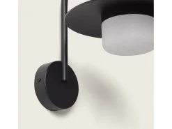 Aplique de Pared LED 5W Exterior Aluminio Ziapka Negro