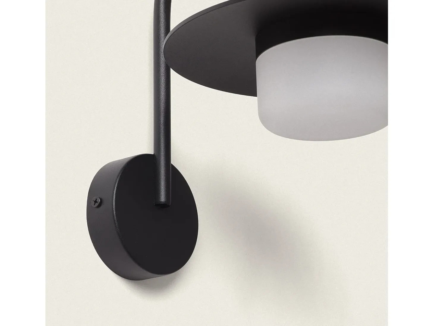 Aplique de Pared LED 5W Exterior Aluminio Ziapka Negro