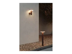 Aplique de pared Mac Corten - Aplique LED de pared de 12 W con interruptor CCT 2700K/3200K/4000K, de aluminio - Beneito & Faure