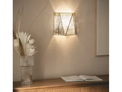 Aplique de Pared Metal Cristal Mattina ILUZZIA Dorado