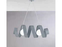 Aplique de pared Mikado con luces orientables en metal y aluminio lacado en blanco con LED integrado 5 MAX 85 BL276-A3-BC