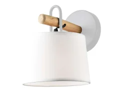 Aplique de pared modelo Arolas acabado blanco 22 cm(alto) 17 cm(ancho) 21 cm(largo)