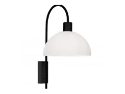 Aplique de pared modelo BELOS acabado negro, 40cm(alto) 20cm(ancho) 29cm(fondo)
