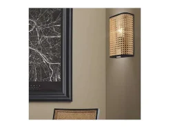 Aplique de pared modelo Oyster acabado natural 25 cm(alto)16 cm(ancho)11 cm(largo)
