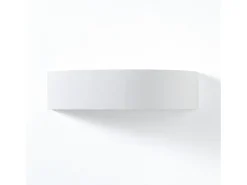 Aplique de pared moderna de yeso blanco minimalista 30cm Tony
