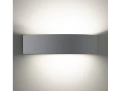 Aplique de pared moderna de yeso blanco minimalista 30cm Tony