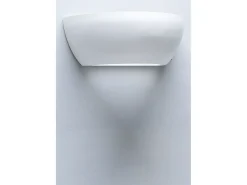 Aplique de pared moderno en cerámica blanca minimalista Salem