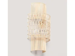 Aplique de Pared Papel Trenzado Masego L ILUZZIA Natural