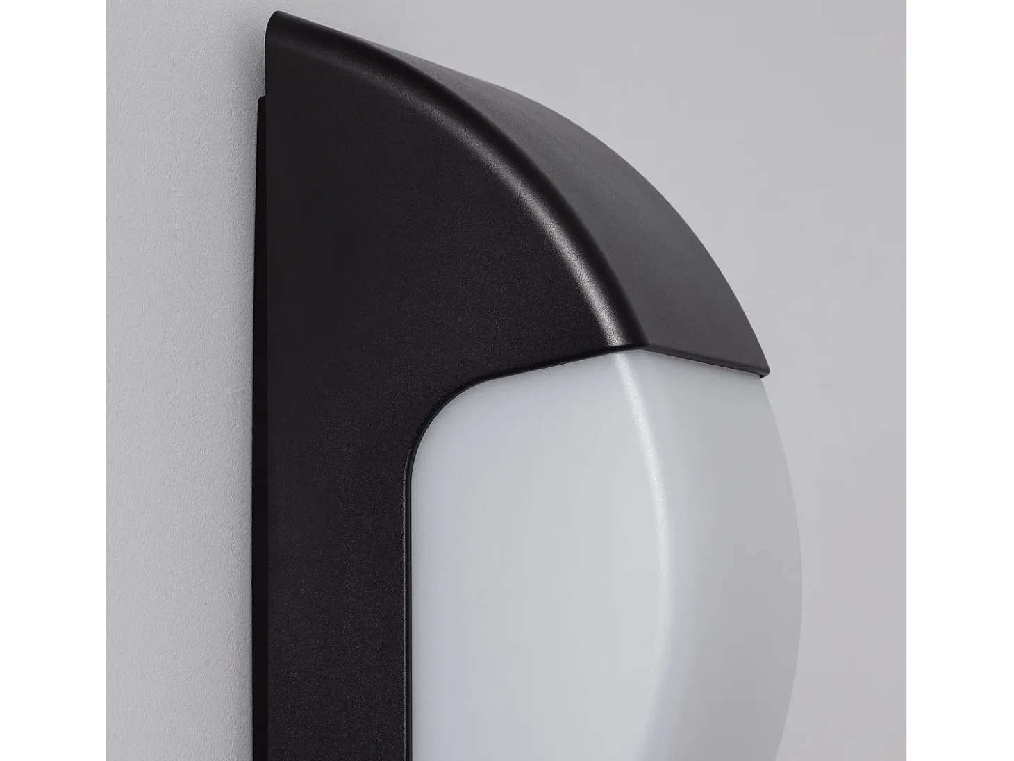 Aplique de Pared para Exterior Titus Negro