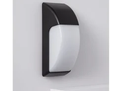 Aplique de Pared para Exterior Titus Negro
