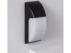 Aplique de Pared para Exterior Titus Negro