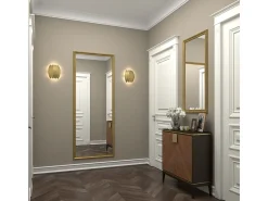 Aplique de pared PETAL estilo moderno - Alt. 25 cm - LED SMD 20W - 2059lm - 3K - IP20 - acero y oro mate