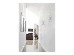 Aplique de pared TANIA estilo moderno - Alt. 20,2 cm - 2X GU10 50W- up&down - acero y cobre - IP20