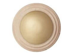 Aplique de pared TEC estilo escandinavo y moderno en madera - D. ø42 cm - GX53 LED T2 - 10W - 1200lm - 3000k - IP20