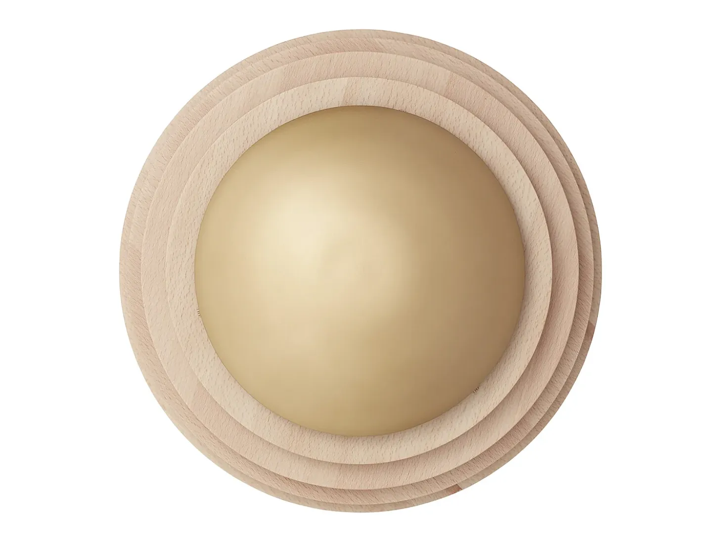 Aplique de pared TEC estilo escandinavo y moderno en madera - D. ø42 cm - GX53 LED T2 - 10W - 1200lm - 3000k - IP20