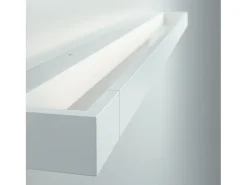 Aplique de pared TILT estilo moderno - L.60 cm- LED SMD 18W - 2165 lm y 4K 270 grados - aluminio y negro - IP44