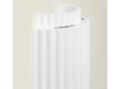 Aplique de Pared Yeso Double Colum Blanco