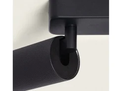 Aplique de Techo Aluminio Breixo 4 Focos Negro