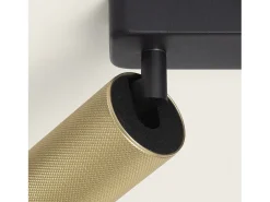 Aplique de Techo Aluminio Breixo 3 Focos Dorado