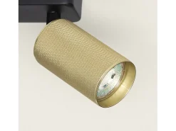 Aplique de Techo Aluminio Breixo 4 Focos Dorado