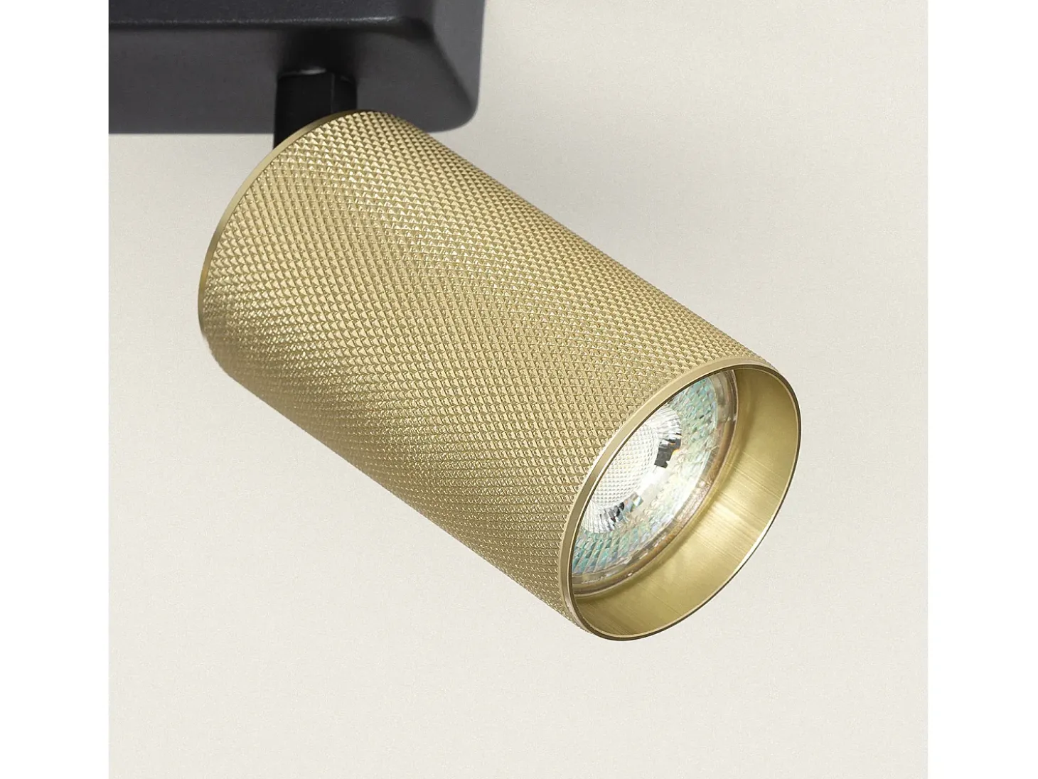 Aplique de Techo Aluminio Breixo 4 Focos Dorado