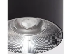 Aplique de Techo LED 30W Aluminio Syrah Negro Seleccionable (Cálido-Neutro) 2700K - 3300K - 4000K