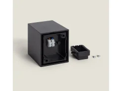 Aplique Exterior de Pared Miseno Negro Negro