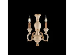 Aplique Fiorenza en madera marfil y pan de oro 2 luces .18 P.16 BL172-AP2-AV