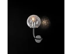 Aplique Ikarus en hierro cromado pulido 1 luz .14 P.20 BL213-AP1-CR