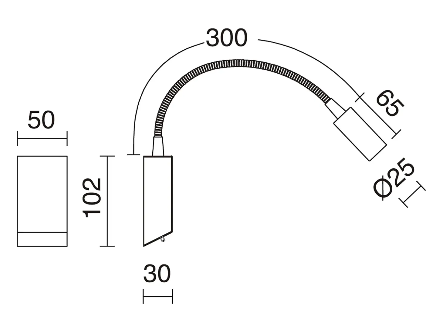 Aplique lector de pared LEIDEN estilo clásico y modero - LED SMD 3W - 240 lm y 3K - ángulo 35 - 360º grados- on&off - ip20 - acero y niquel satinado