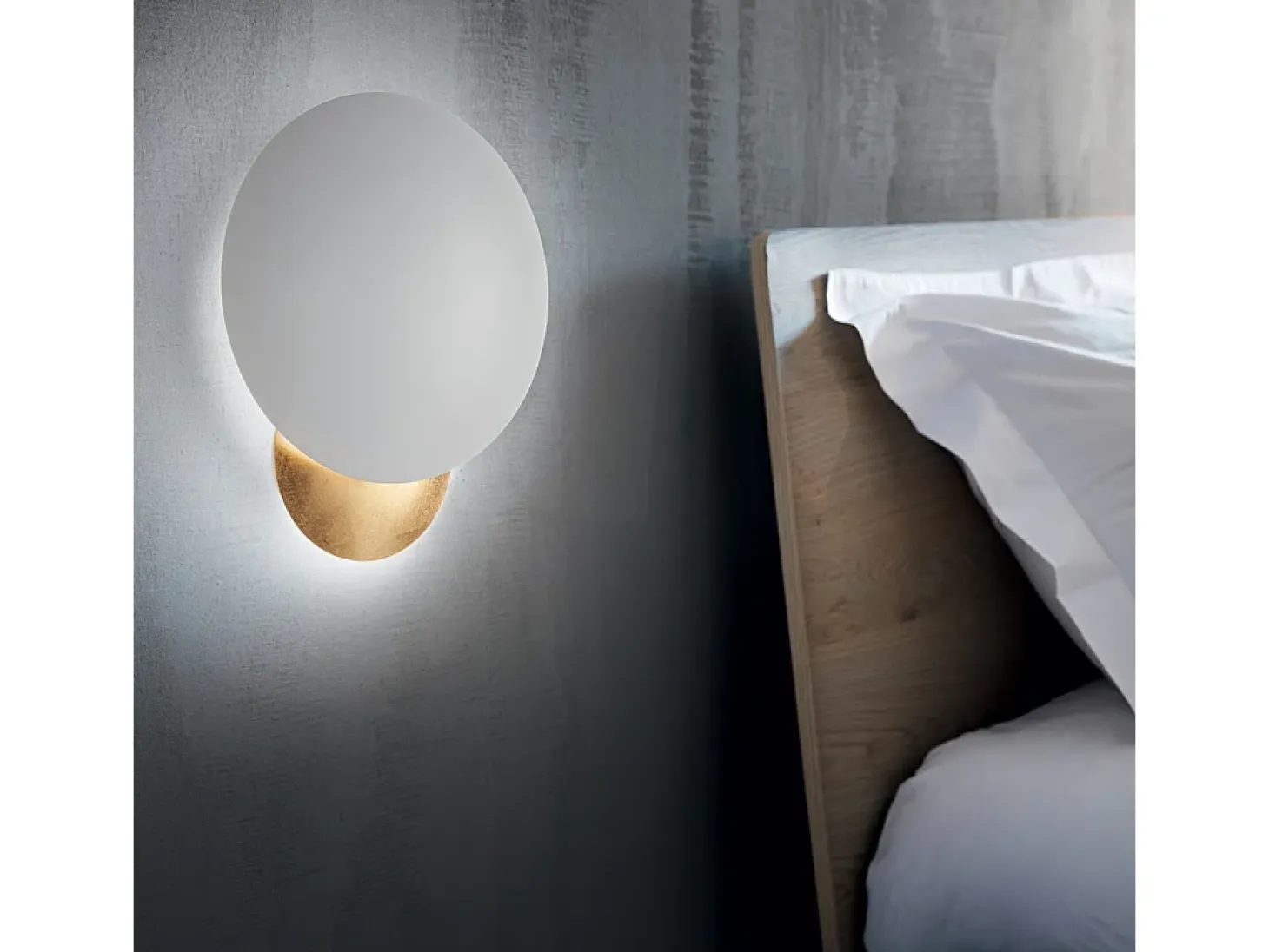 Aplique LED Decorativo Oro Blanco, 3000K