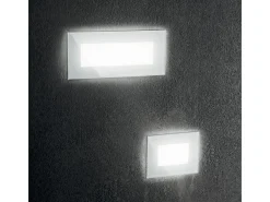Aplique LED Empotrable Exterior Blanco IP65, 3000K