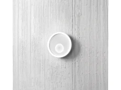 Aplique LED Melania 30W blanco, 1600lm, luz natural 4000K, aluminio y metacrilato satinado, IP20, diseño moderno d.30cm