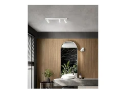 Aplique LED ODDY orientable redondo Blanco 3xGu10 Perenz