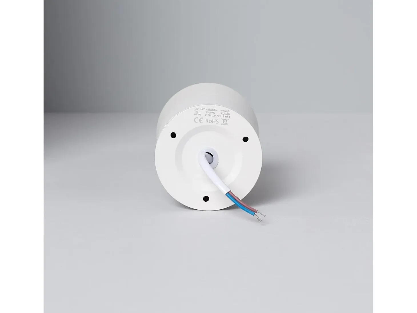 Aplique LED 7W Aluminio Circular Blanco New Onuba 5000K Blanco Frío