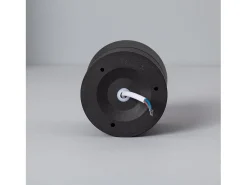 Aplique LED 15W de Aluminio Circular Negro New Onuba 5000K Blanco Frío