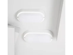 Aplique LED 25W Oval IP65 White 6500K Blanco Frío