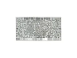Aplique Mosaico En Cromo Rectangular Modelo Tenor