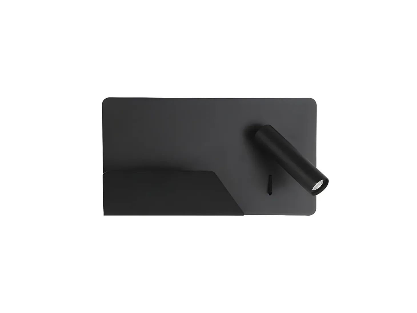 Aplique Negro Modelo Miguel Angel Foco Orientable.