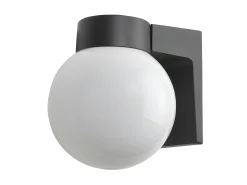 Aplique Negro Para Terraza O Jardin Procyon Ip-44