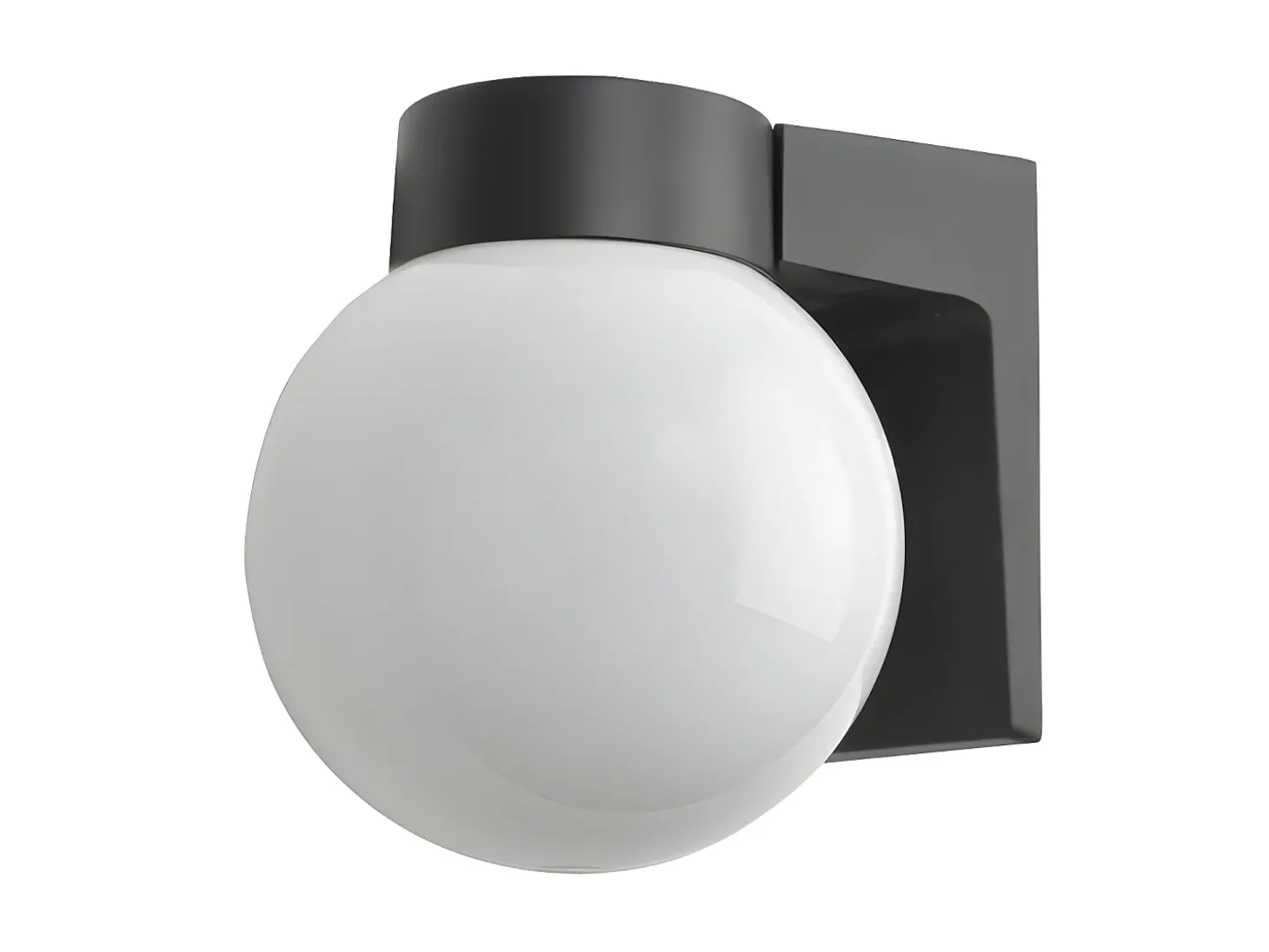 Aplique Negro Para Terraza O Jardin Procyon Ip-44