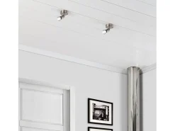 Aplique Orientable Aluminio Oasis 1 Foco Plata Plateado