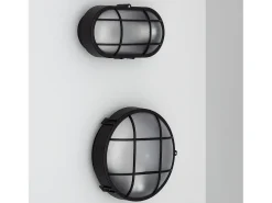 Aplique Oval Rejilla Negro