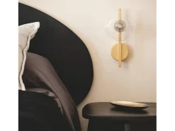 Aplique Pared Aluminio Hassi Gris