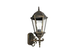 Aplique Regulus Para Exterior En Aluminio Negro Ip44