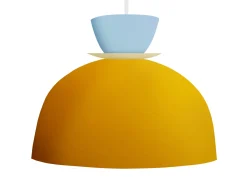 Aplique TOSEL ,madera,AMARILLO,A30xD14,5xP27cm