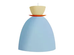 Aplique TOSEL ,madera,Azul ,A30xD21,5xP28cm